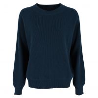 DANEFAE - DANERELATION CHUNKY WOOL SWEATER - DAMEN STRICKPULLOVER - DK SLATE DANEFAE - DANERELATION CHUNKY WOOL SWEATER - DAMEN STRICKPULLOVER - DK SLATE