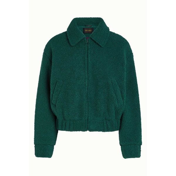 KING LOUIE - FAY JACKET DEXTER TEDDY - DAMEN JACKE - DRAGONFLY GREEN