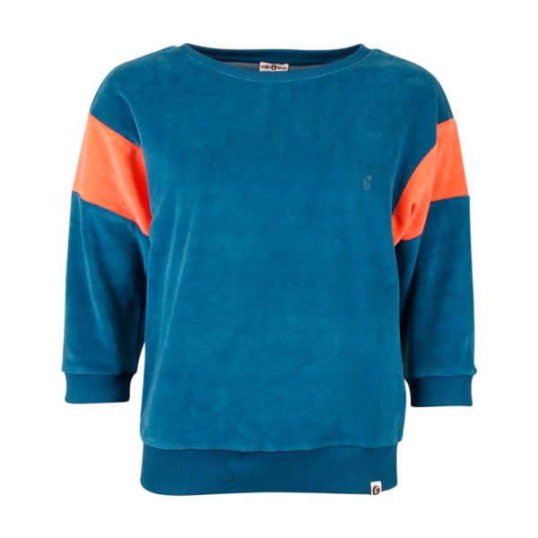 CHILLS & FEVER - SWEATER ONA - DAMEN OBERTEIL - INK BLUE