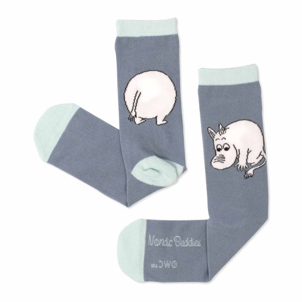 NORDIC BUDDIES - MOOMIN MEN SOCKS - MOOMINTROLLS BUT - BLUE GRÖSSE 40-45