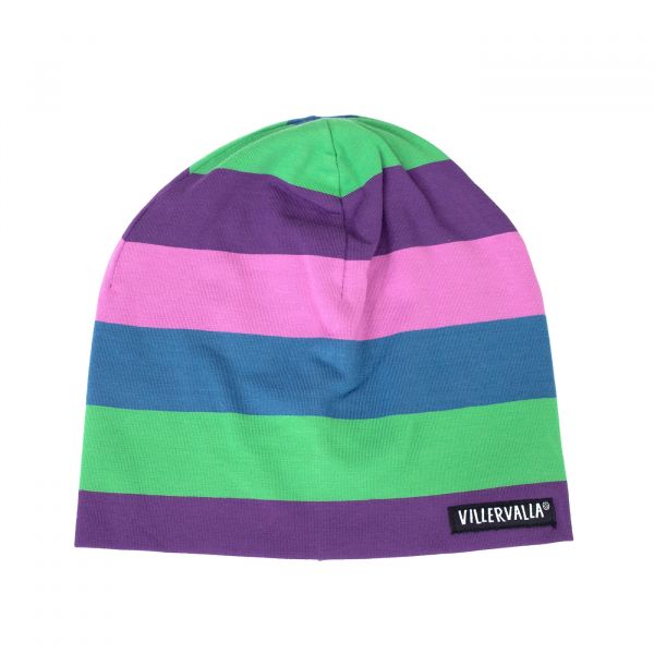 VILLERVALLA - BEANIE STRIPE - GESTREIFTE BIO MÜTZE