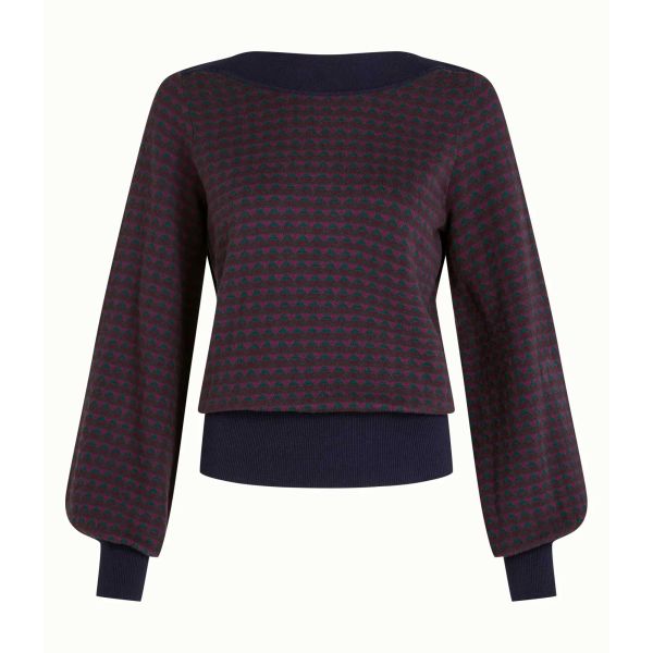 KING LOUIE - ERIN TOP RAMBLE - DAMEN OBERTEIL - EVENING BLUE