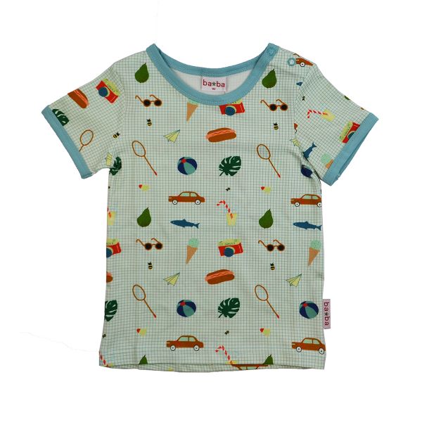 BABA - T-SHIRT BOYS - JUNGEN KURZARM T- SHIRT - PICNIC