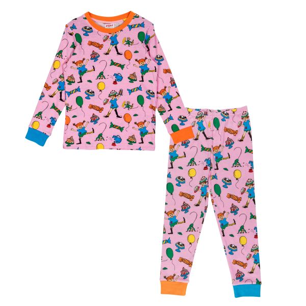 MARTINEX - PARTY PIPPI PYJAMA - SCHLAFANZUG - ROSE