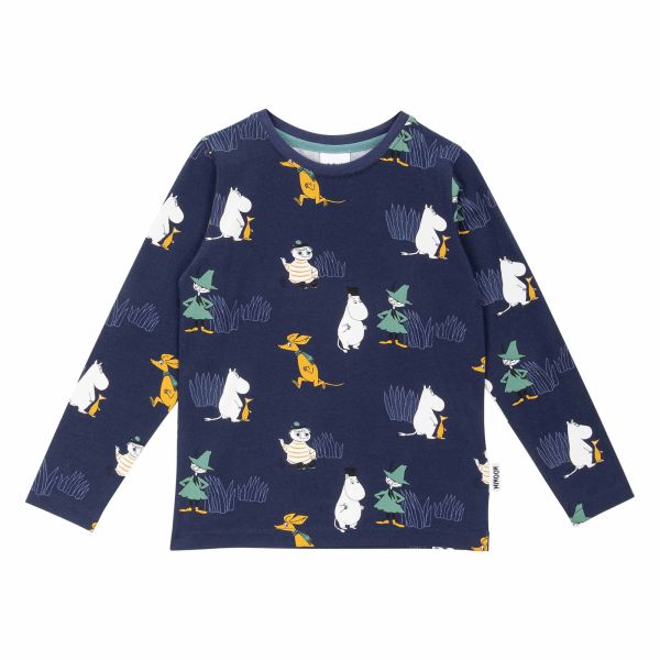 MARTINEX - FROST SHIRT - KINDER LANGARMSHIRT - DBLUE/DUNKELBLAU