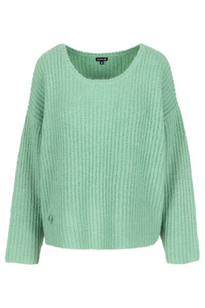 LILY BALOU - MILENA JUMPER - DAMEN PULLOVER - CREME-DE-MENTHE