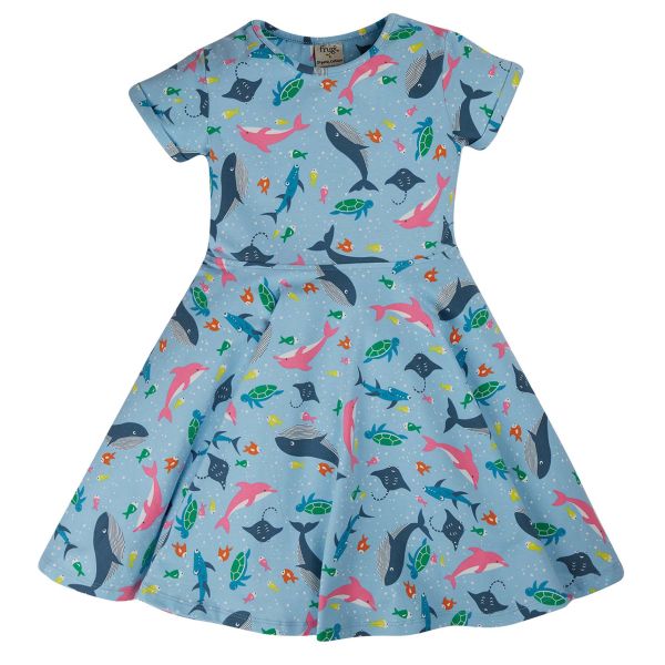 FRUGI - SPRING SKATER DRESS - KURZARMKLEID