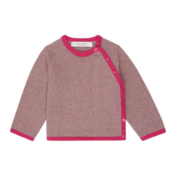 SENSE ORGANICS - P. PICASSO KNITTED BABY WRAP JACKET - STRICKJACKE