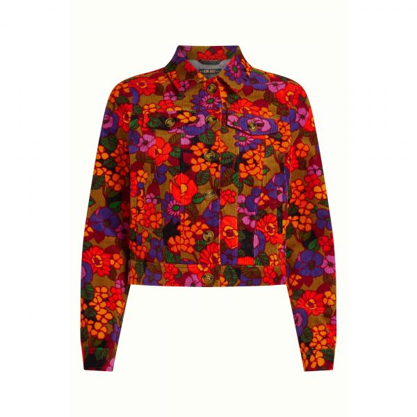 KING LOUIE - JANEY CROPPED JACKET RAMONE - DAMEN JACKE - MULTI COLOR