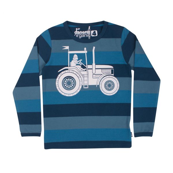 Danefae - ORGANIC - Spire Tee - Jungen Langarm Streifenshirt