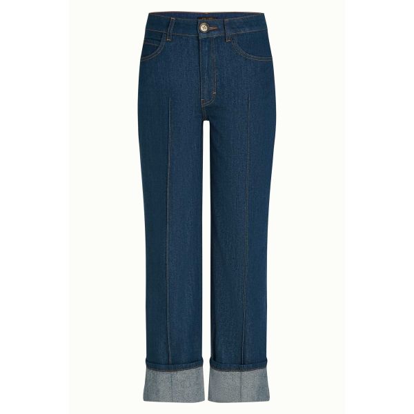 KING LOUIE - RIO PANTS SOUL DENIM - DAMEN HOSE - DENIM BLUE