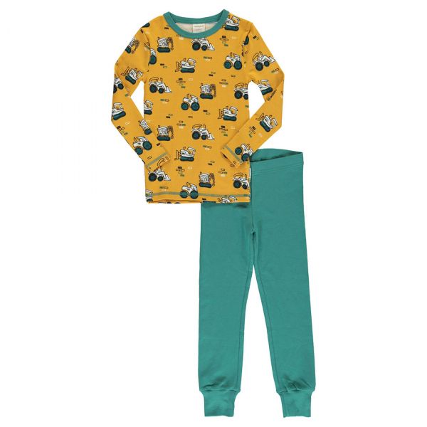 Maxomorra - Pyjama Set LS - Bio Schlafanzug lang