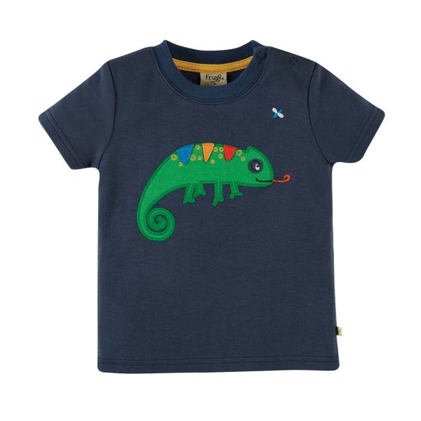 FRUGI - SCOUT APPLIQUE TOP - KURZARM T-SHIRT