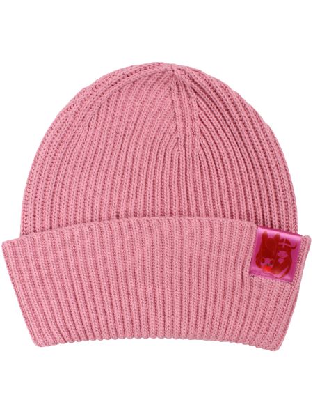 DANEFAE - DANEBY COTTON BEANIE - JERSEY MÜTZE - ROSE