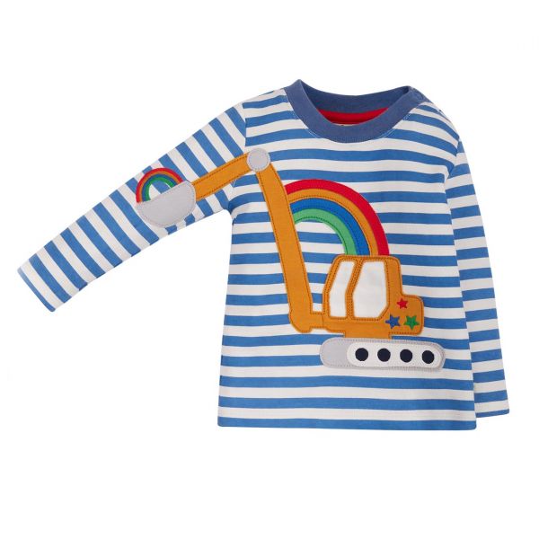 FRUGI - DOUG APPLIQUE TOP - LANGARMSHIRT