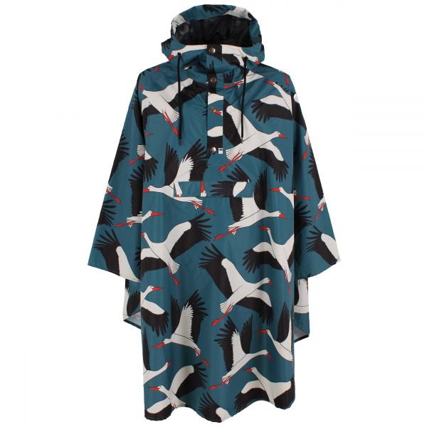 DANEFAE - DANEBODIL RAINPONCHO - DAMEN REGENMANTEL - DK SLATE/BIGSTORK
