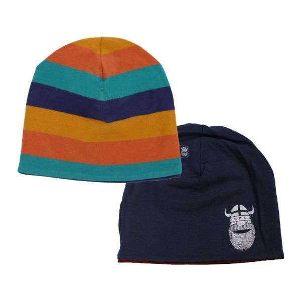 DANEFAE - DANEJERSEY BEANIE - KINDERMÜTZE ZUM WENDEN - ARRESOE / DARK NAVY