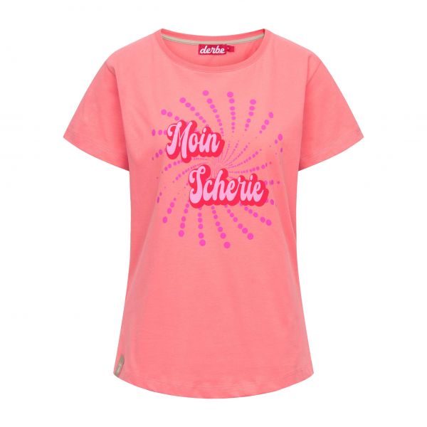 DERBE - MOIN SCHERIE - DAMEN - T-SHIRT - SUGAR CORAL
