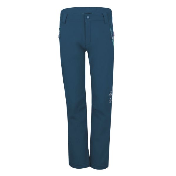 TROLLKLIDS - KIDS FJELL SOFTSHELL PANT - WASSERABWEISENDE, GEFÜTTERTE HOSE - MYSTIC BLUE