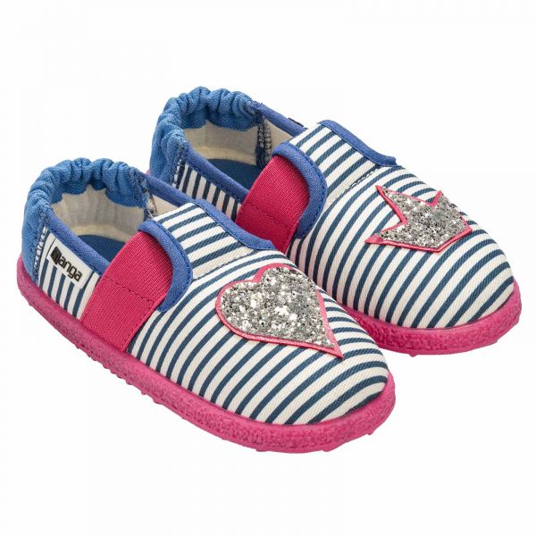 NANGA - KINDER HAUSSSCHUHE - HERZKLOPFEN 2.0 - HELLBLAU