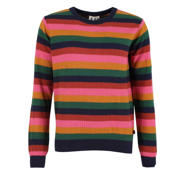 DANEFAE - DANEPEARLY PEARL KNIT SWEATER - DAMEN STRICKPULLOVER - WARM TODDY