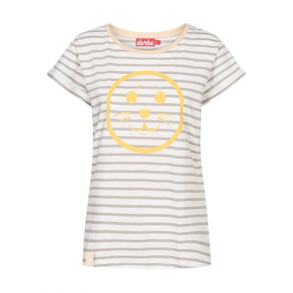 DERBE- ROBSMILE_STRIPED - DAMEN T-SHIRT - PALOMA