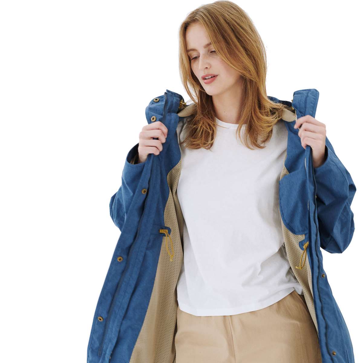 FINSIDE - ONNEKSI - DAMEN OUTDOORPARKA - ZIP IN AUSSENJACKE 