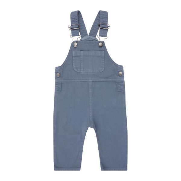 SENSE ORGANICS - JANIS BABY DUNGAREES - DUSTY BLUE