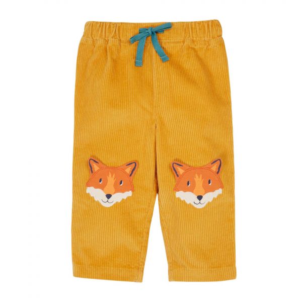 FRUGI - ARLO CORD TROUSERS - KORDHOSE - YELLOW