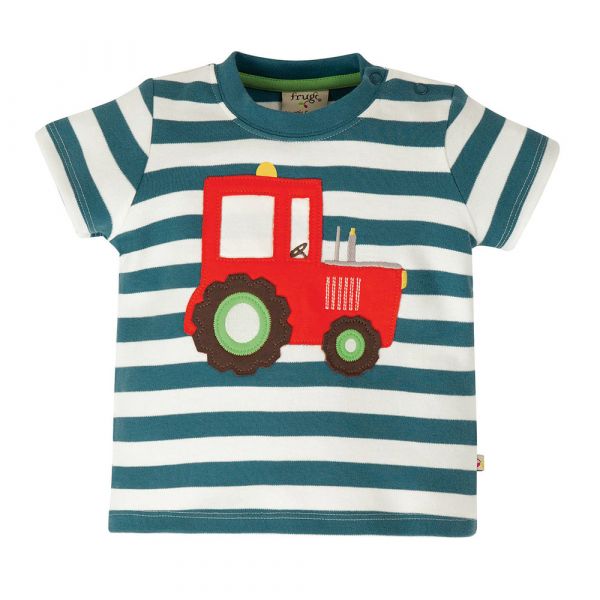 FRUGI - LITTLE WHEELS TOP - KURZARMSHIRT