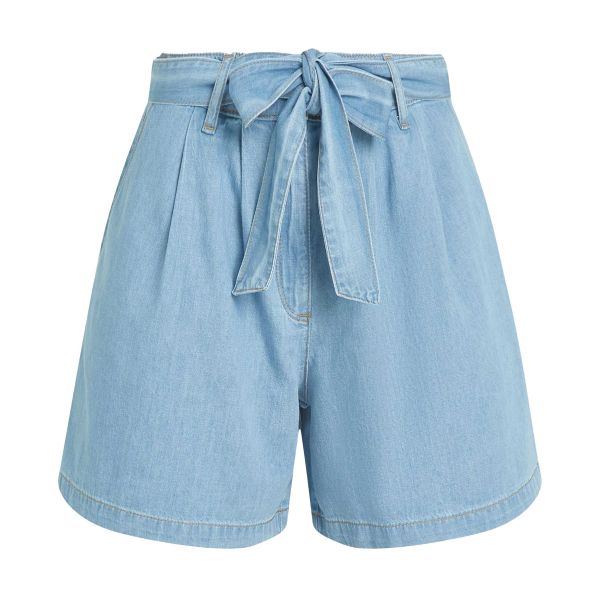 KING LOUIE - MARNIE SHORTS FESTA LIGHT DENIM - KURZE DAMEN HOSE - BLUE TINT
