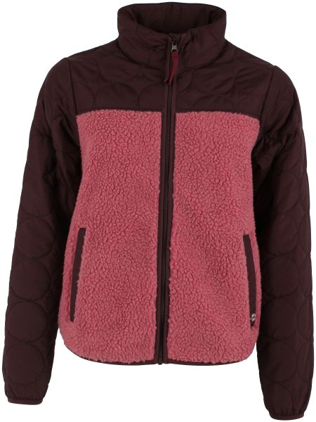 DANEFAE - DANEHAZEL FLEECE ZIP-UP - DAMEN FLEECEJACKE - BERRY COMPOTE/DARK WINE