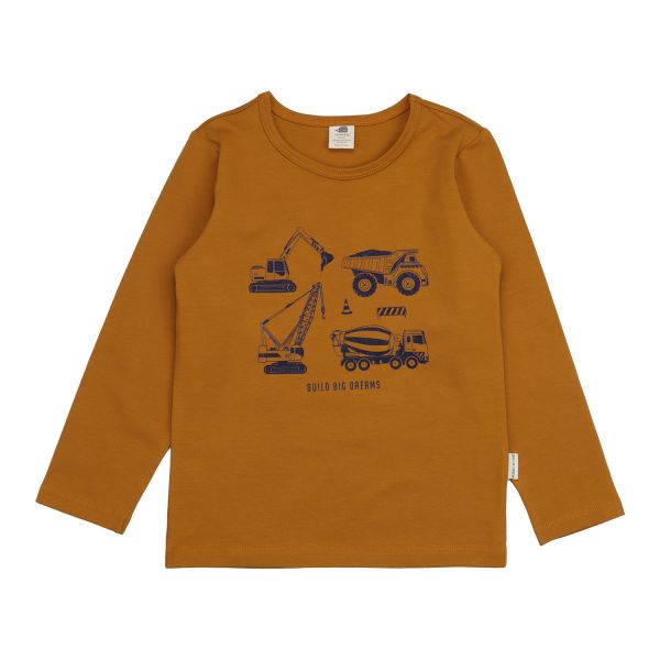 WALKIDDY - CRAZY MACHINES-SHIRT - LANGARMSHIRT - YELLOW