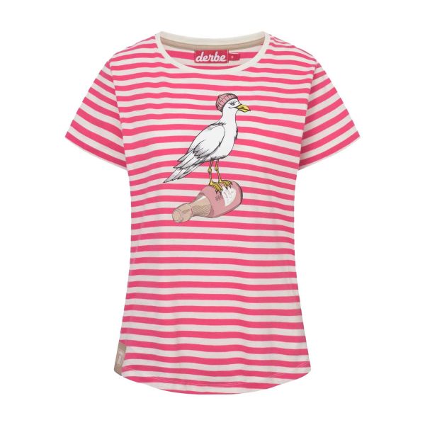DERBE - STURMMÖWIN_STRIPED - DAMEN T-SHIRT
