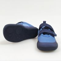 AFFENZAHN - BARFUSS MINIMAL SCHUH LOW CUT MIT KLETT -  BÄR/BLUE AFFENZAHN - BARFUSS MINIMAL SCHUH LOW CUT MIT KLETT -  BÄR/BLUE