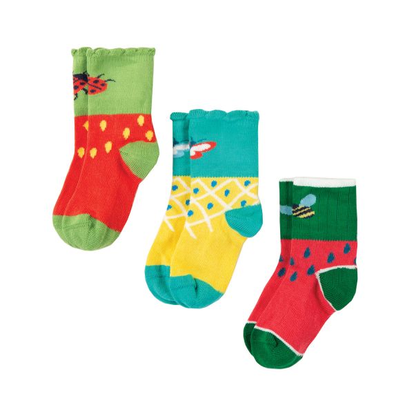 FRUGI - LITTLE TOOTY SOCKS3-ER PACK - BABY SOCKEN - FRUIT MULT.PCK