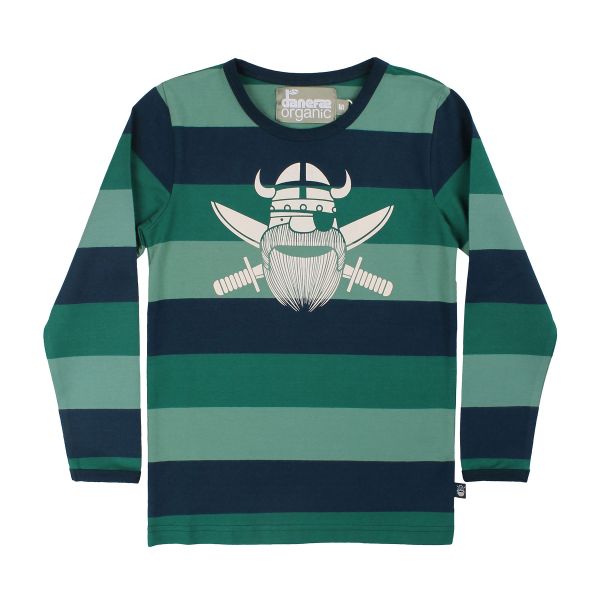 Danefae - ORGANIC - Spire Tee - Jungen Langarm Streifenshirt