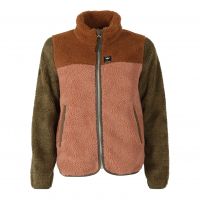 DANEFAE - DANEBIRK FLEECE ZIP-UP  - DAMEN FLEECEJACKE - KHAKI/ANTIQUE ROSE TOBACCO DANEFAE - DANEBIRK FLEECE ZIP-UP  - DAMEN FLEECEJACKE - KHAKI/ANTIQUE ROSE TOBACCO