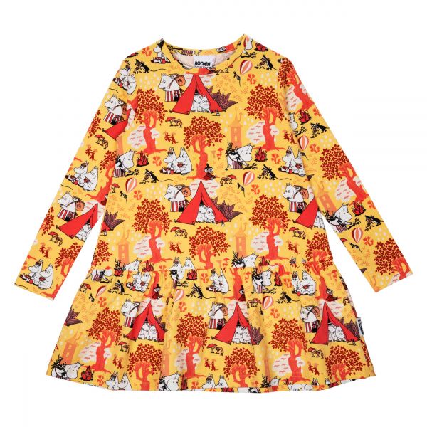 MARTINEX - CAMPING DRESS - LANGARMKLEID - YELLOW