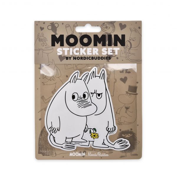 NORDIC BUDDIES - MOOMINTROLL XL - MOOMIN STICKER SET - STICKER IM 2-ER PACK-