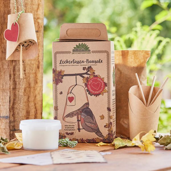 DIE STADTGÄRTNER - LECKERBISSEN DIY BAUSATZ - BASTELSPASS FÜR TIERE
