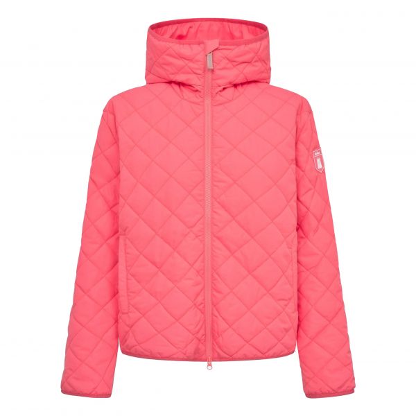 DERBE - QUILTBY SHORT - DAMEN - JACKE - SUGAR CORAL