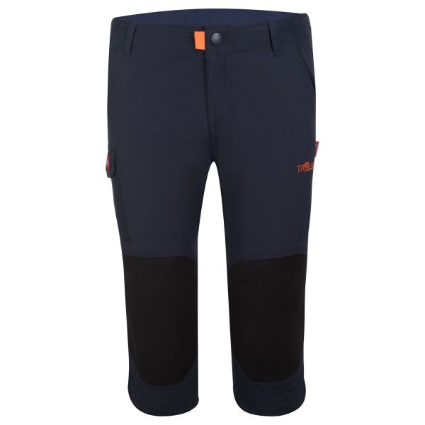 TROLLKIDS - KIDS HAMMERFEST 3/4 PANTS - TREKKING HOSE - NAVY