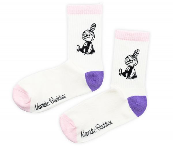 NORDIC BUDDIES - RETRO LADIES SOCKS - DAMEN SOCKEN - LITTLE MY WHITE