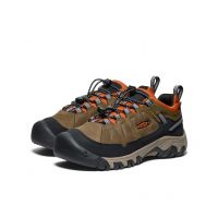 KEEN - TARGHEE IV LOW - KINDER ÜBERGANSSCHUH  - DARK OLIVE/GOLD FLAME KEEN - TARGHEE IV LOW - KINDER ÜBERGANSSCHUH  - DARK OLIVE/GOLD FLAME