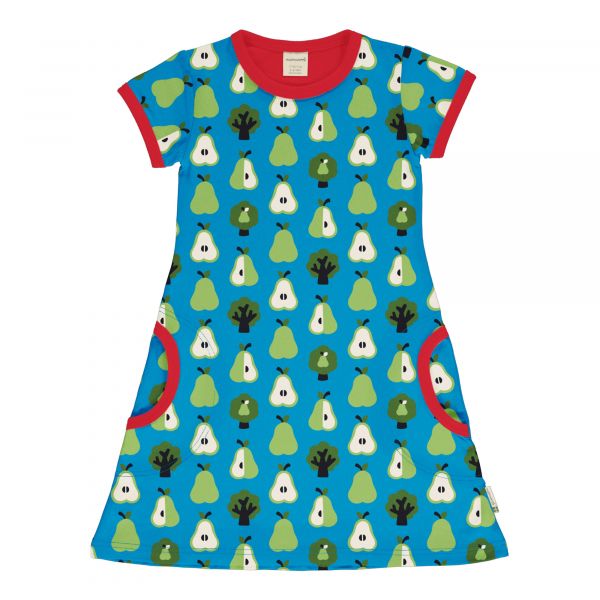 MAXOMORRA - DRESS SS - KLEID KURZARM BIO