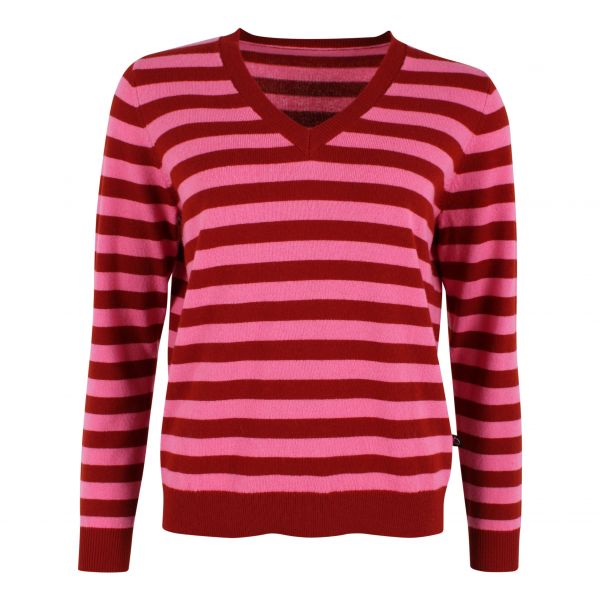 DANEFAE - DANESAINT MERINO WOOL SWEATER - DAMEN STRICKPULLOVER - DK RUSTY SPICEY PINK