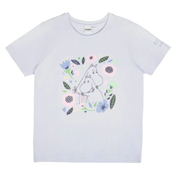 MARTINEX - TAIMI T-SHIRT BEST MUM - DAMEN KURZARM T- SHIRT - PALE BLUE