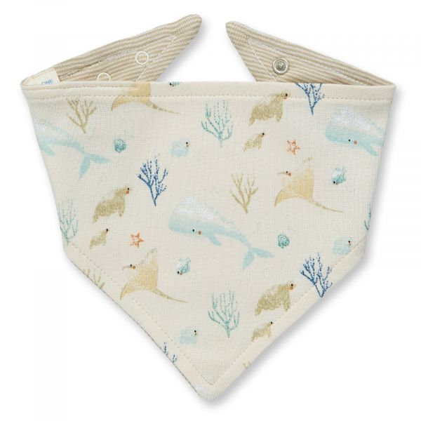 SENSE ORGANICS - BIB - BABY- HALSTUCH - AOP SEALIFE