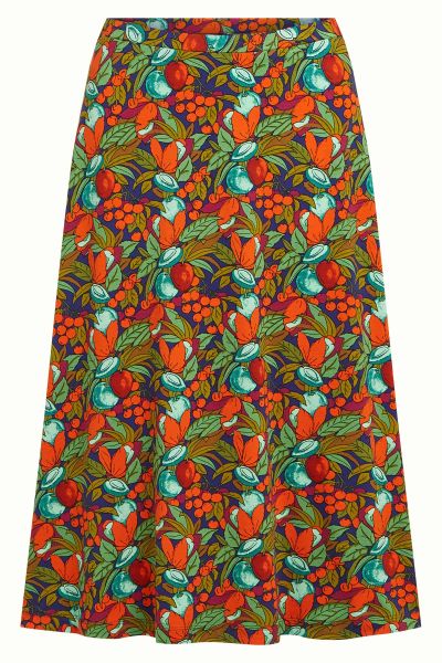 KING LOUIE - JUNO SKIRT PUERTO - DAMEN ROCK - STRONG BLUE